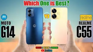 Decoding the Superiority! Motorola Moto G14 vs Realme C55