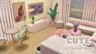 Cute Loft Apartment | The sims 4 Speed Build