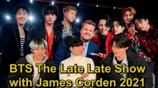 Koreans React To BTS The Late Late Show with James Corden 2021