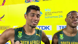 Wade Van Niekerk Explains How South Africa can  Win 4x400m Gold at the Paris Olmypics