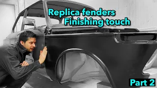 BMW 2002 e10 Replica fenders finishing touch to fit