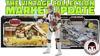 Hasbro Star Wars The Vintage Collection Price Guide | GRADED N-1 Starfighter! | Republic Gunship!