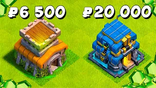 АККАУНТ ЗА 6 500₽ VS 20 000₽ В CLASH OF CLANS