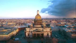 St. Petersburg from a bird's eye view. Санкт-Петербург с высоты птичьего полета