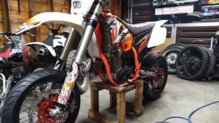 SUPERMOTO CONVERSION IN LESS THEN 10 MINUTES 😳🤯😍