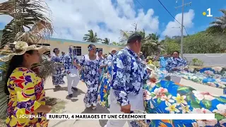 Rurutu, 4 mariages et une cérémonie.