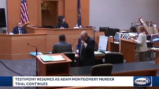 Testimony continues at Adam Montgomery murder trial