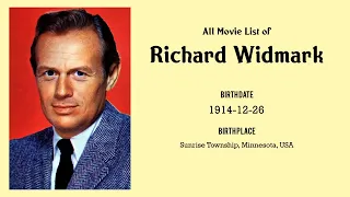 Richard Widmark Movies list Richard Widmark| Filmography of Richard Widmark