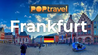 Walking in FRANKFURT / Germany 🇩🇪- Old Town, Zeil and Brückenviertel - 4K 60fps (UHD)