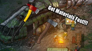 HOW TO GET MORE MATERIALS FASTER IN MINIDAYZ 2!!!