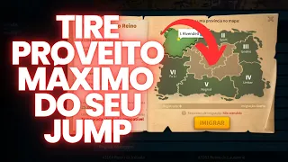 10 DICAS PARA TER O MAIOR APROVEITAMENTO DO SEU JUMP NO RISE OF KINGDOMS | DICAS PARA INICIANTES