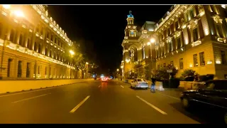 BAKU Night Drive & Music - Driving Tour 4K  - Azerbaijan