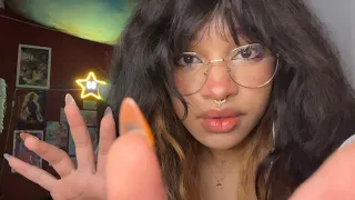 Upclose Visual asmr Humming , soft gentle singing and camera touching🧡 cozy personal attention