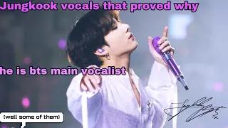 Jungkook vocals that proved why he is bts main vocalist 2020-2021 version ( well some of them)💜