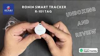 Ronin Smart Tracker R101 unboxing and review | Initial setup | Apple AirTag Clone?? | 2024 model