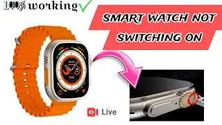 Smartwatch Not Turning On? Learn Troubleshooting Tips! check discription ☑️