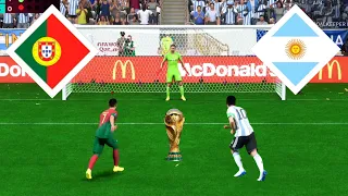 PORTUGAL VS ARGENTINA | FC 24 PENALTY SHOOTOUT RONALDO VS MESSI |