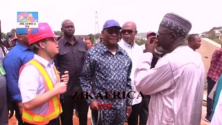 Watch As FCT MINISTER WIKE INSPECTION OF COMPLETION ROAD PROJECT IN THE CITY CENTER.