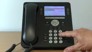 20. Avaya Telephone System - How to Call Forward on the 9608