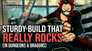 How to Play Ejiro Kirishima in Dungeons & Dragons (My Hero Academia Build for D&D 5e)