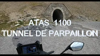 Africa Twin 1100 tunnel de Parpaillon