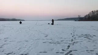 После открытой воды снова на лед...