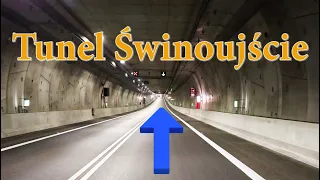 4K50p | Drive through the new Mega Tunnel in Swinoujscie, Poland