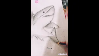 Dibujo de Tiburón 🦈🎉🎉 #viral