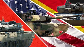 Т-80УК VS Абрамс M1A1 VS Леопард 2 PL! БИТВА ПОЛКОВОЙ ТЕХНИКИ WAR THUNDER