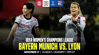 FC Bayern vs. Lyon | Match en intégralité de la 4e journée de l'UEFA Women's Champions League