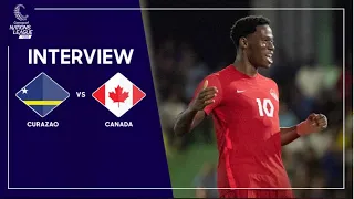 Concacaf Nations League 2023 Jonathan David, Canada | Interview