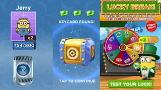 Minion rush All Rewards Prize Wheel & Challenger room & Silver prize pod