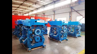 Short stress roughing rolling mill for high speed steel wire rod and rebar production line