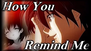 ≈Clannad / Kami Nomi Zo Shiru Sekai≈ ♫Nickelback - How You Remind Me♫「AMV」(2012)