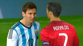 When Cristiano Ronaldo Meets Lionel Messi for the First Time at National Level