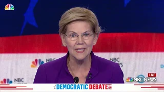 Democratic Debate: See Sen. Elizabeth Warren's Opening Answer | NBC New York