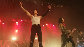 Black Veil Brides Fallen Angels & In The End (closeout) live at Sokol