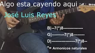 (TABS) Algo esta cayendo aqui - Jose Luis Reyes (cover 1ra guitarra electrica Tutorial)