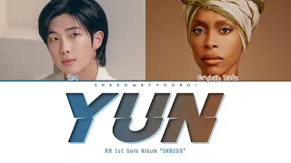 [CC] RM, Erykah Badu 'Yun' (Color Coded Lyrics) | ShadowByYoongi