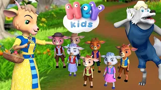 El Lobo y los Siete Cabritos 🐺 Cuentos Infantiles en Español - HeyKids