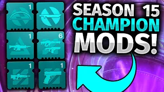 Season 15 Champion Mods Revealed and PvE Meta Discussion! // !member !advanced