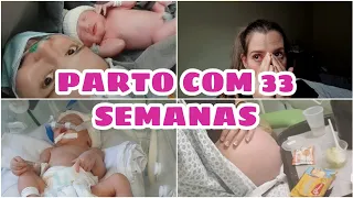 RELATO DE PARTO PREMATURO|33s|PERDA DE LÍQUIDO| TROMBOFILIA #trombofilia #partoprematuro #gravidez