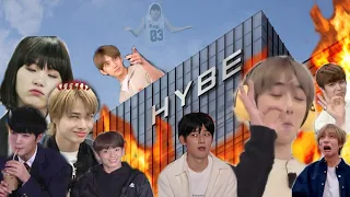 HYBE boy groups being a mess (BTS, TXT, ENHYPEN, SEVENTEEN, NU'EST)