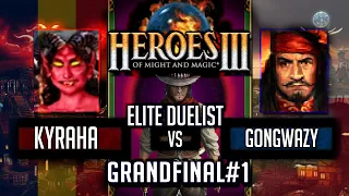 Герои 3 JO Duel Final 🏆 Kyraha vs Gongwazy ❖ Elite Duelist ❖ HotA game #1