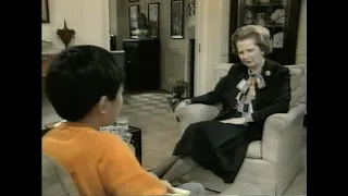 FACE THE KIDS!:MRS THATCHER INTERVIEW.Two American kids interview Prime Minister Thatcher.C4 1987