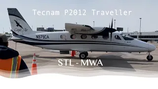 Trip Report | Cape Air Tecnam P2012 | St Louis, MO to Marion, IL