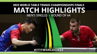 Tomislav Pucar vs Yang Wang | MS R64 | 2023 ITTF World Table Tennis Championships Finals