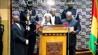 John Mahama sworn in after death of Prof Evans Atta Mills | Citi Newsroom