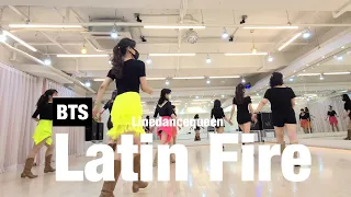 Latin Fire Line Dance Tutorial 🎬 l Easy Intermediate l 라틴 파이어 라인댄스 설명영상 l Linedancequeen