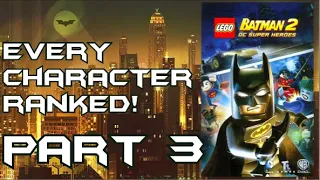 LEGO Batman 2 - Every Character Ranked PART 3